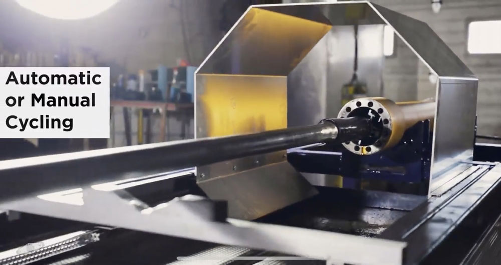 Machine de rodage automatique de tubes - Cycles automatiques ou manuels